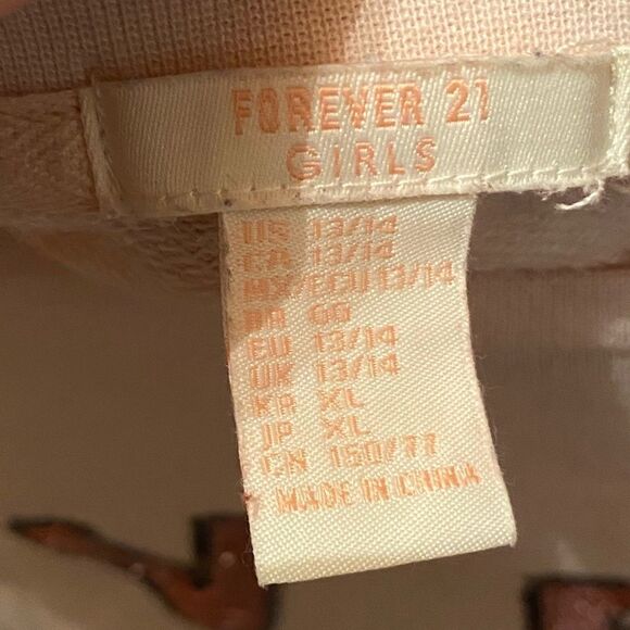 Forever 21 girls size 13/14 Sweatshirt with sequin letters - Picture 5 of 9